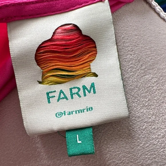 FARM Rio Bold Pink Long Sleeve Dress - Picture 2 of 5